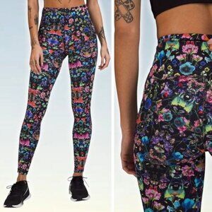 NWT LULULEMON Swift Speed High-Rise Tight 28" Size 0 Flowerscope Black Multi